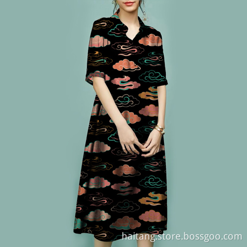 Digital Printing Fabric Richly Woven Fabric Polyester Blend